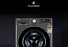LG 12Kg Front Load (WIFI) Washing Machine, AI Direct Drive™, Platinum Black FHP1412Z9B