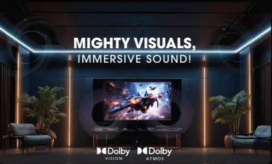 Amstrad 55 Inch Mini QLED TV – AM55UGMQ9A