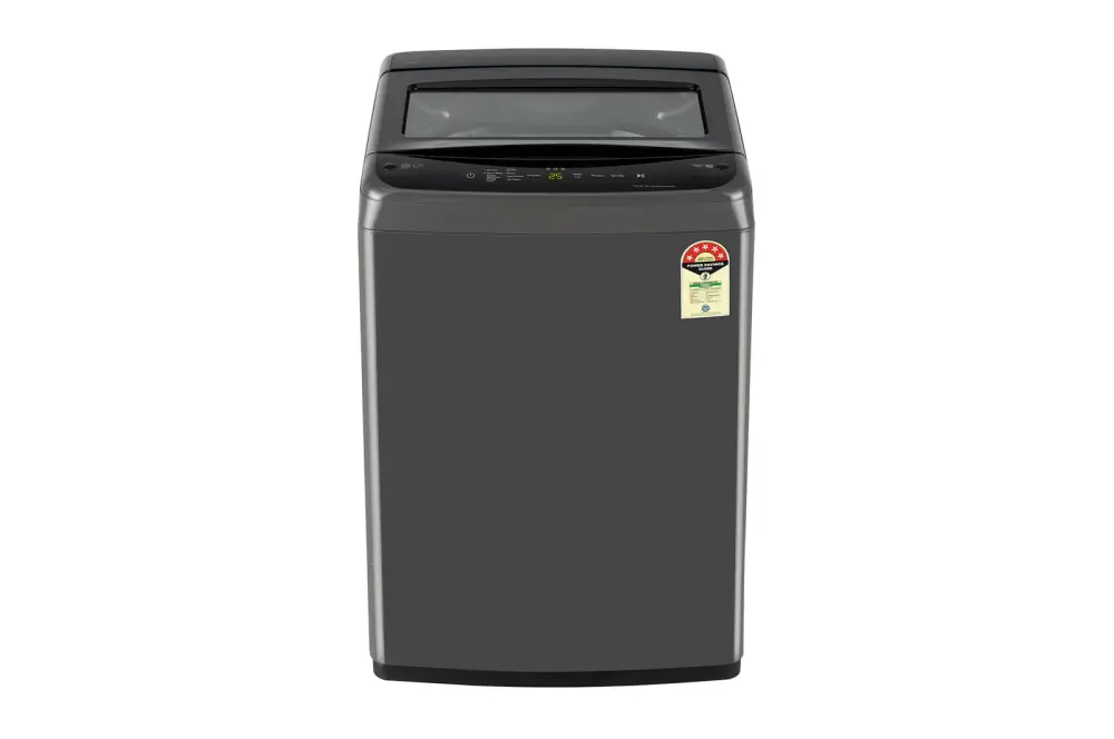 LG 8 Kg Top Load Washing Machine, Smart Inverter Motor, Middle Black