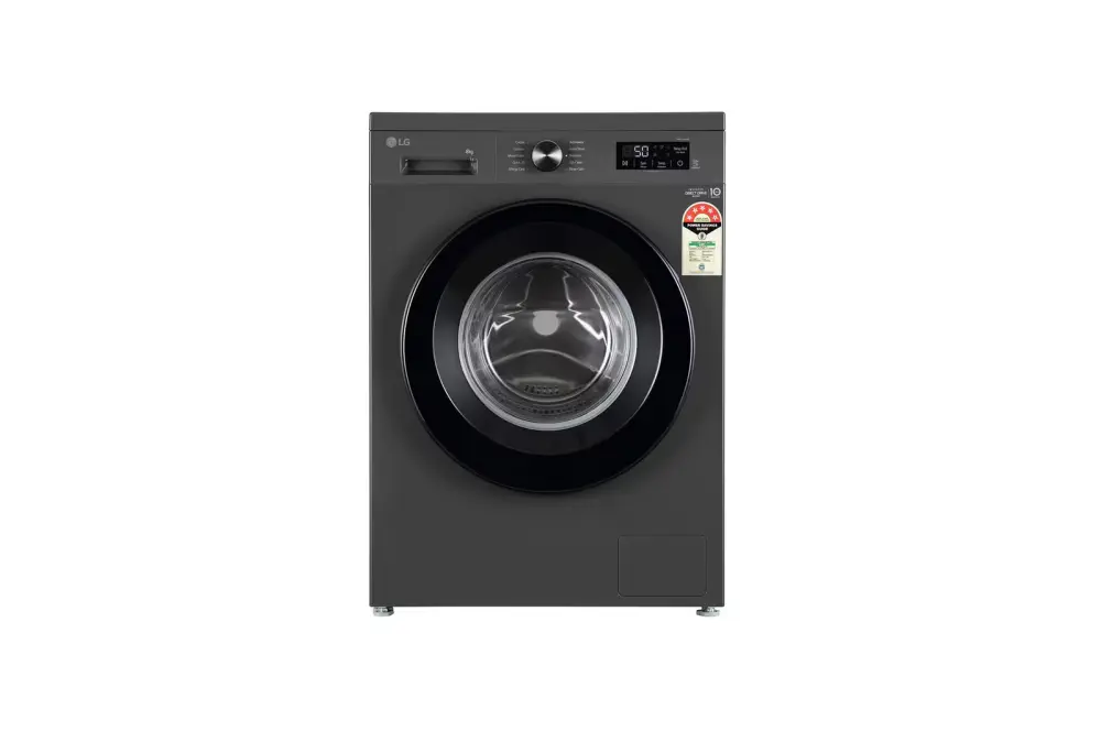 LG 8KG Front Load Washing Machine, Inverter Direct Drive, Middle Black FHB1208Z2M