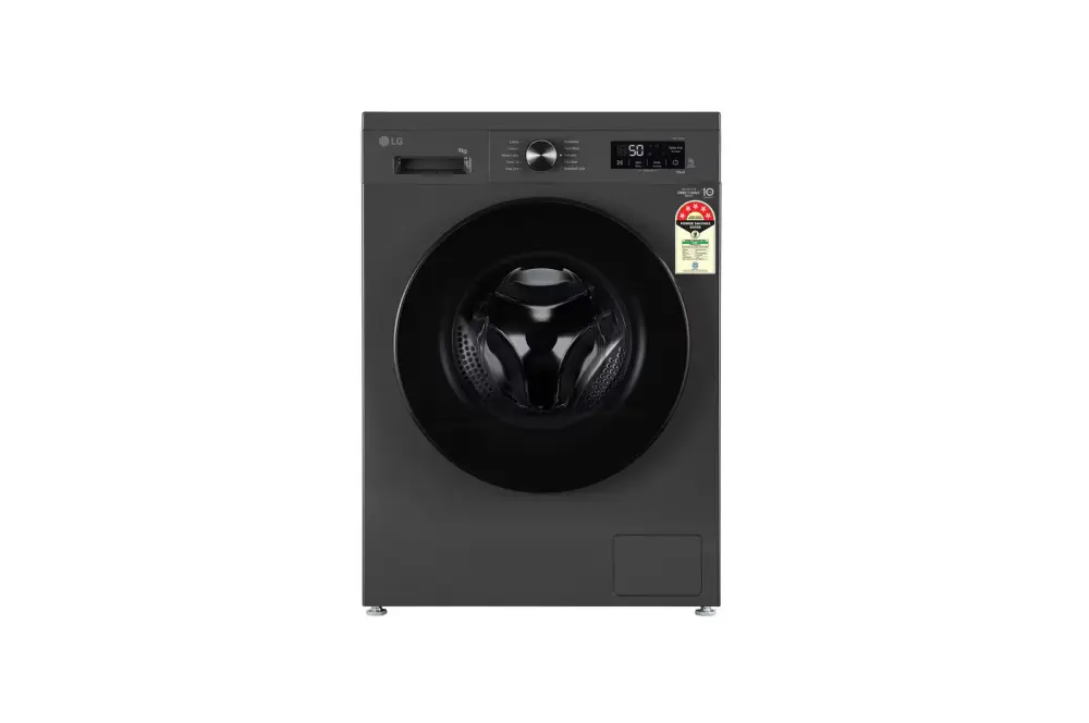 LG 9KG Front Load Washing Machine, Inverter Direct Drive, Middle Black FHB1209Z4M