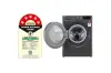 LG 10Kg (WIFI) Front Load Washing Machine, AI Direct Drive™, Middle Black FHP1410Z5M