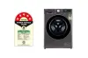 LG 12Kg Front Load  Washing Machine, AI Direct Drive™, Platinum Black FHP1412Z9B