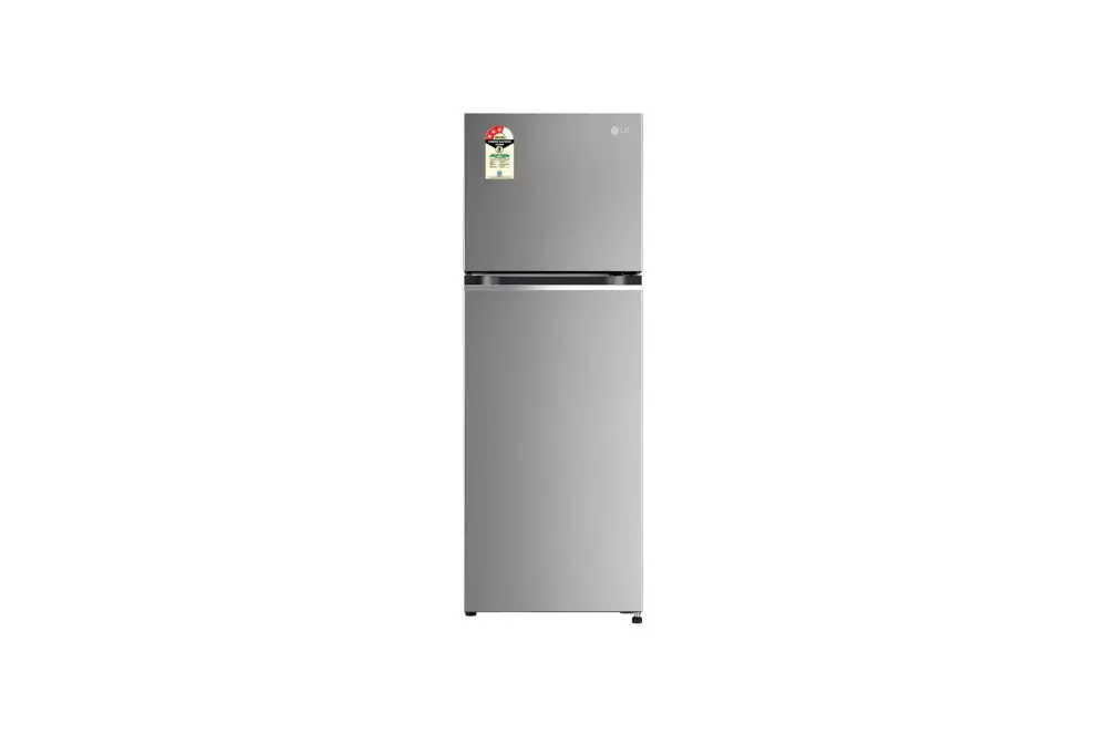 LG 246L Double Door (CONVERTIBLE)  Refrigerator, Shiny Steel Finish, 3 Star GL-S262SPZX