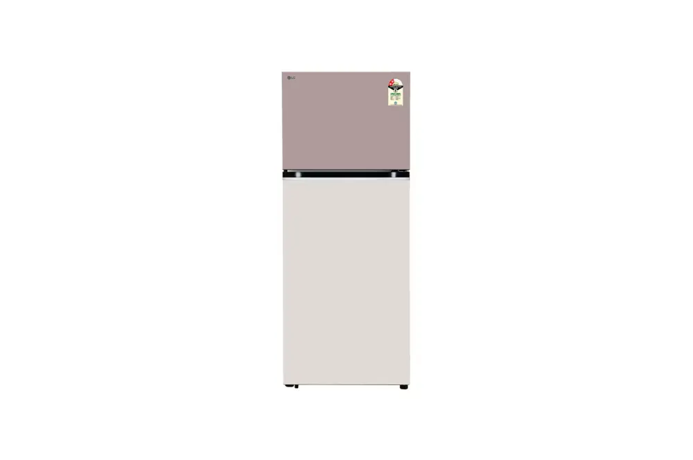 LG 398L Double Door Refrigerator with Smart Diagnosis, Multi-Air Flow, Objet Collection, Clay Pink Tango Finish, 2-Star GL-S422SPTY