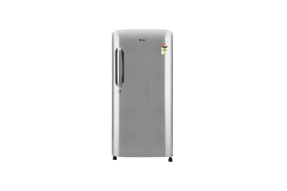 LG 185L, 3 Star, Shiny Steel Finish, Direct Cool Single Door Refrigerator
