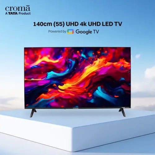 TATA CROMA 55 INCH GOOGLE 4K LED TV WITH DOLBY AUDIO