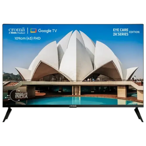 croma LED 109cm 43inch FHD Google Tv