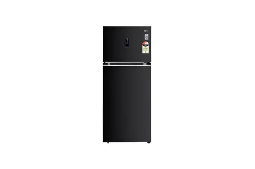 LG 398L Double Door Refrigerator, Convertible, Wi-Fi, Door Cooling™, Ebony Sheen Finish, 3 Star GL-T422VESX