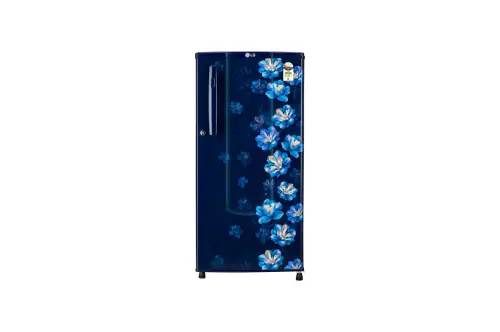 LG 180L Single Door Refrigerator, Anti-Bacterial Gasket, Blue Jasmine Finish, 1 Star GL-B181OBJB